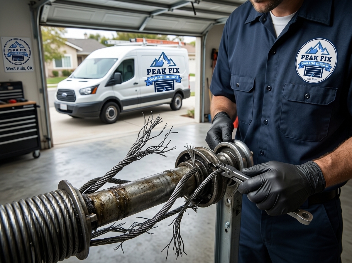 Garage Door Cable Repair in West Hills