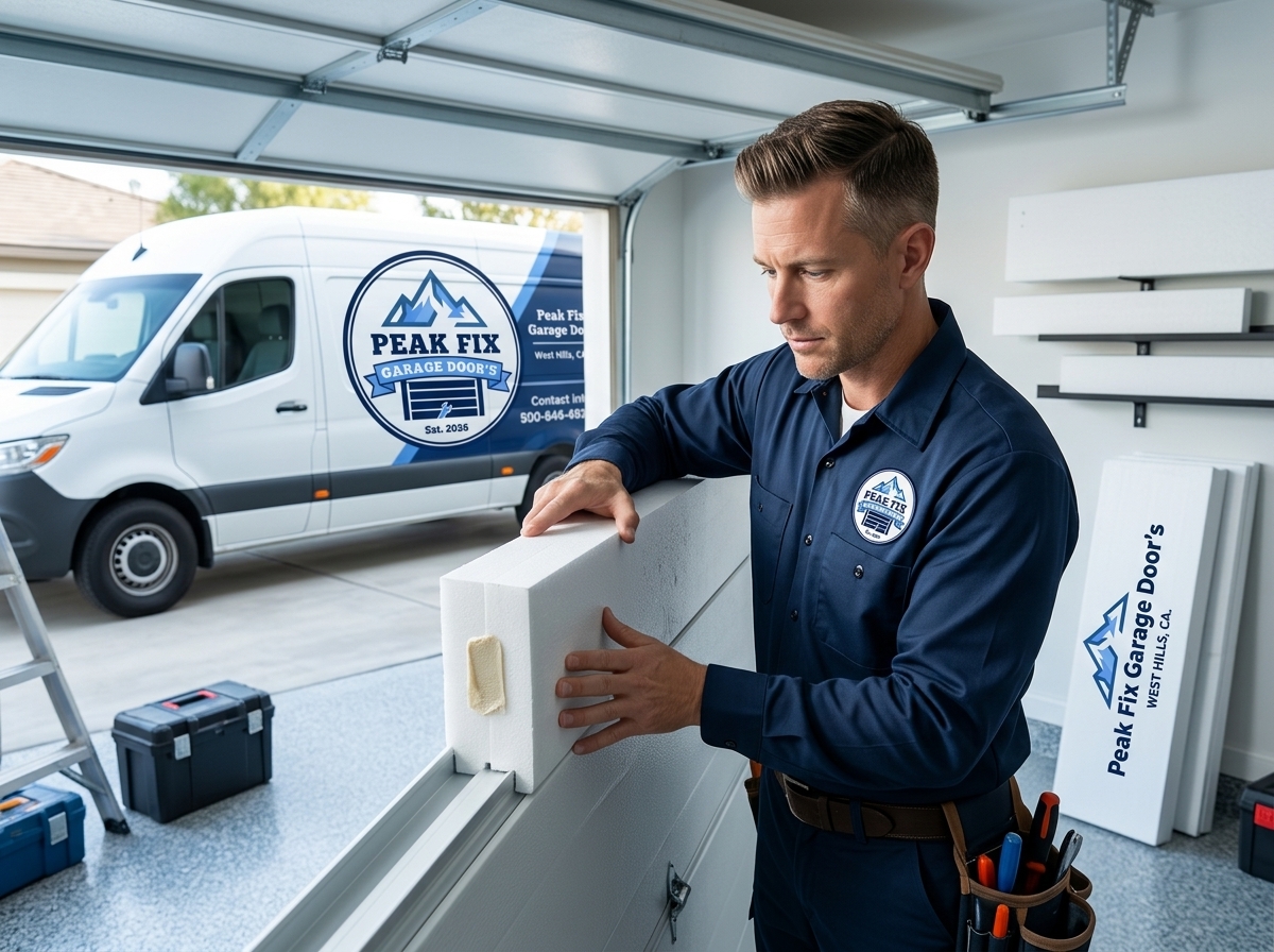 Insulated Garage Door Installation in West Hills