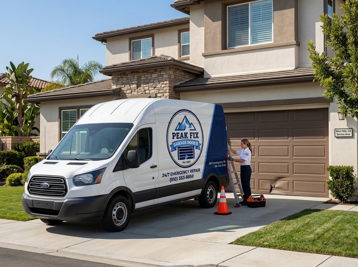 Garage Door Repairing Service Peak Fix Garage Door's West Hills CA