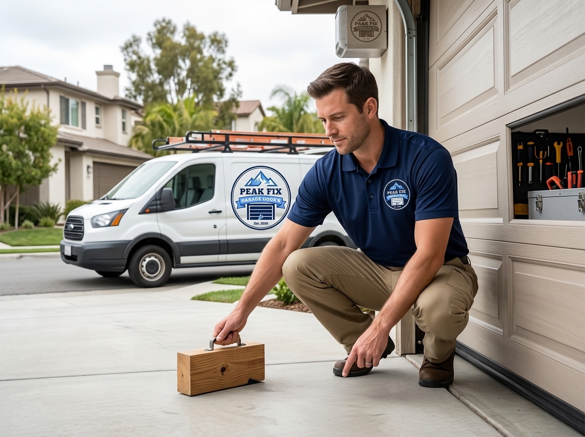 Garage Door Safety Check in West Hills