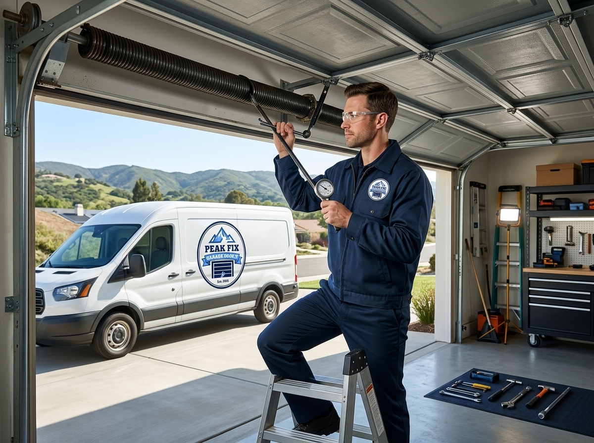 Garage Door Safety Check in West Hills