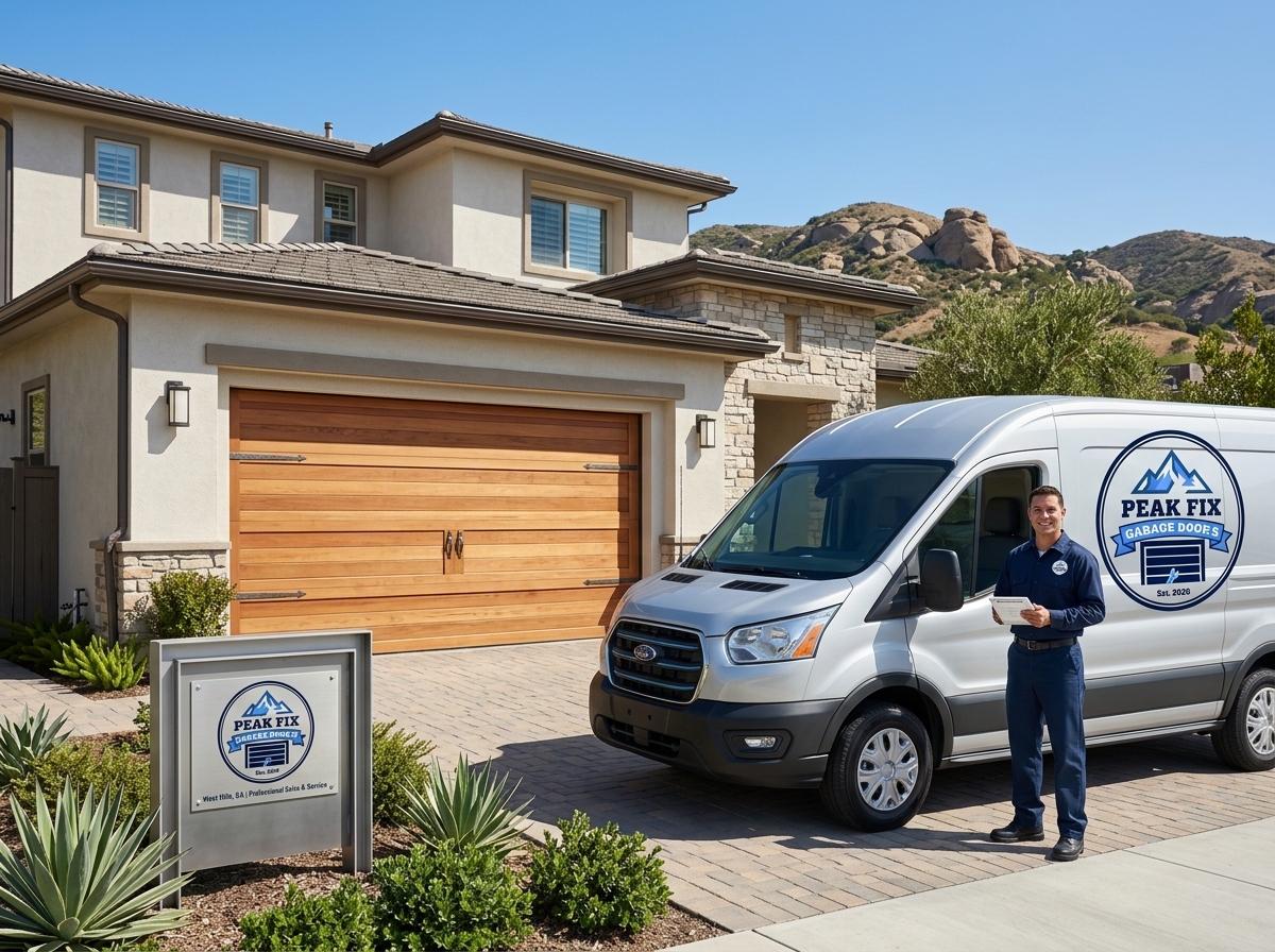 Wooden Garage Door Repair in West Hills